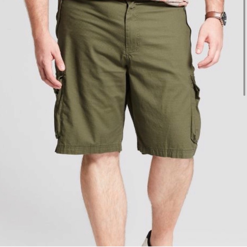 Goodfellow Olive Utility Cargo Shorts